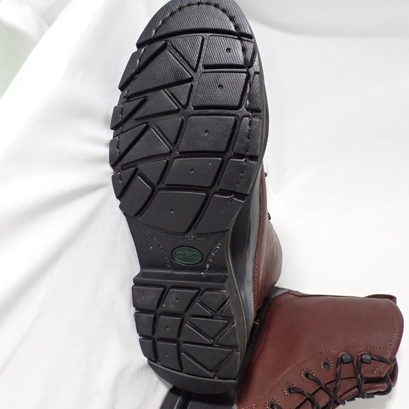 HYTEST Men's 11W work boots NWT/Steel toe/6" WPF shell/K13772/Brown lace up. - Picture 7 of 9